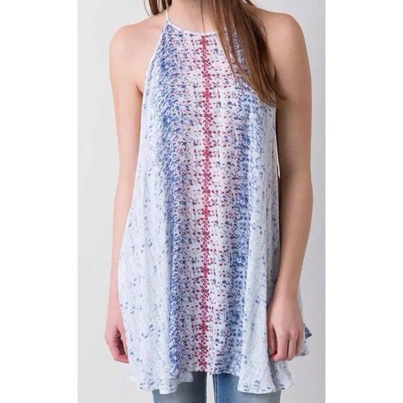 Free People Women's Large Tunic All Wrapped Up Tank Dress Summer Festival - Picture 10 of 11
